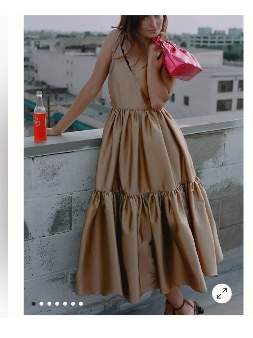 Anthropologie Bloni Tiered Dress Size XSmall